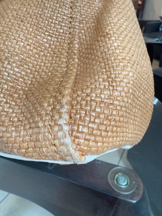 Kate Spade White Raffia Bag - Picture 7 of 14